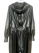 Unisex Loose-Fit Hooded Latex Catsuit (Rubber Bodysuit) Cosplay Costume