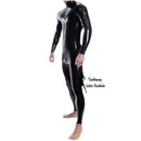 Latex-Gummi-Party-Cosplay Schwarzer Gummi-Party-Catsuit Anzug Body