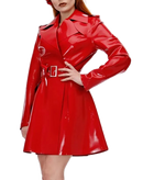 Latex Rubber Dress Catsuit Unitard Outdoor Casual Fashion Skirt