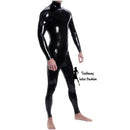 Latex-Gummi-Party-Cosplay Schwarzer Gummi-Party-Catsuit Anzug Body